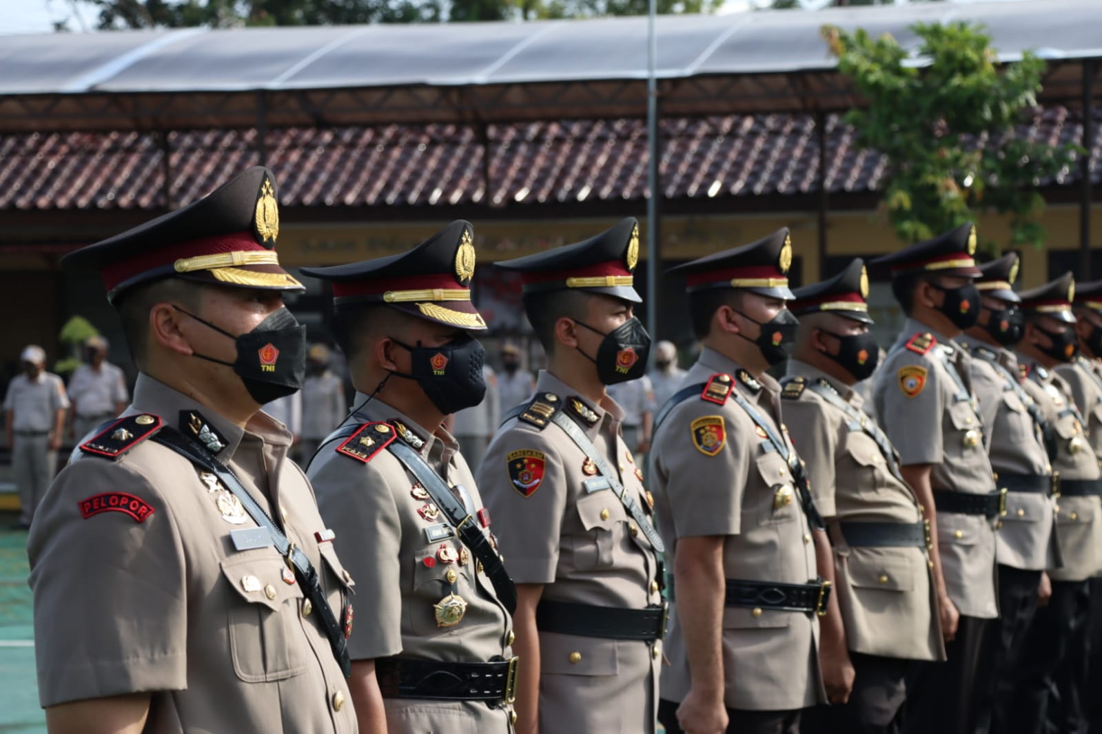Polres Indramayu GelarUpacara Sertijab Sejumlah Perwira