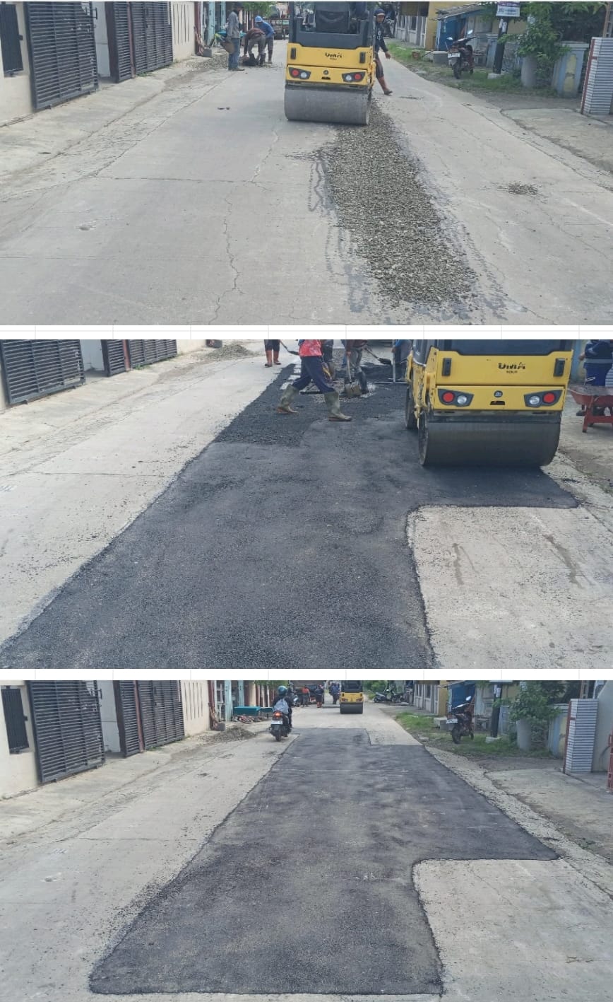 Ruas Jalan Sindang - Pecuk Diperbaiki. Warga, Kami Merasa Terbantu. 