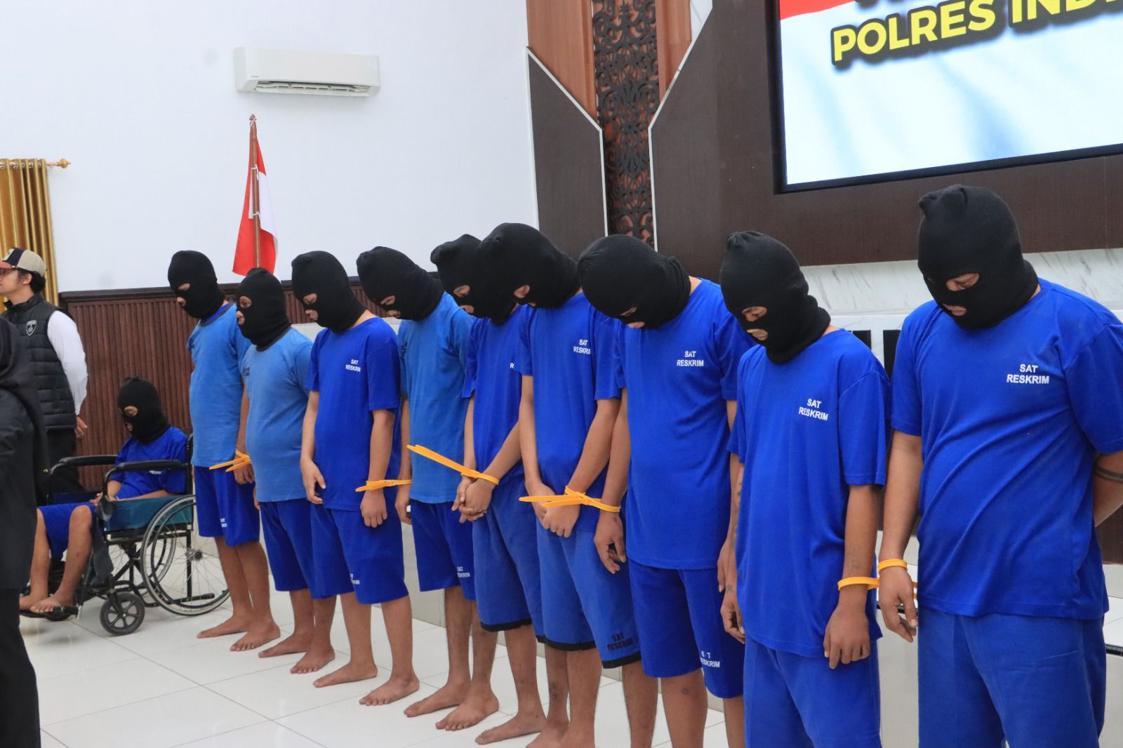 ‎Kepolisian Indramayu Ungkap Tujuh Kasus Pencurian dalam Operasi Libas Lodaya 2025. ‎
